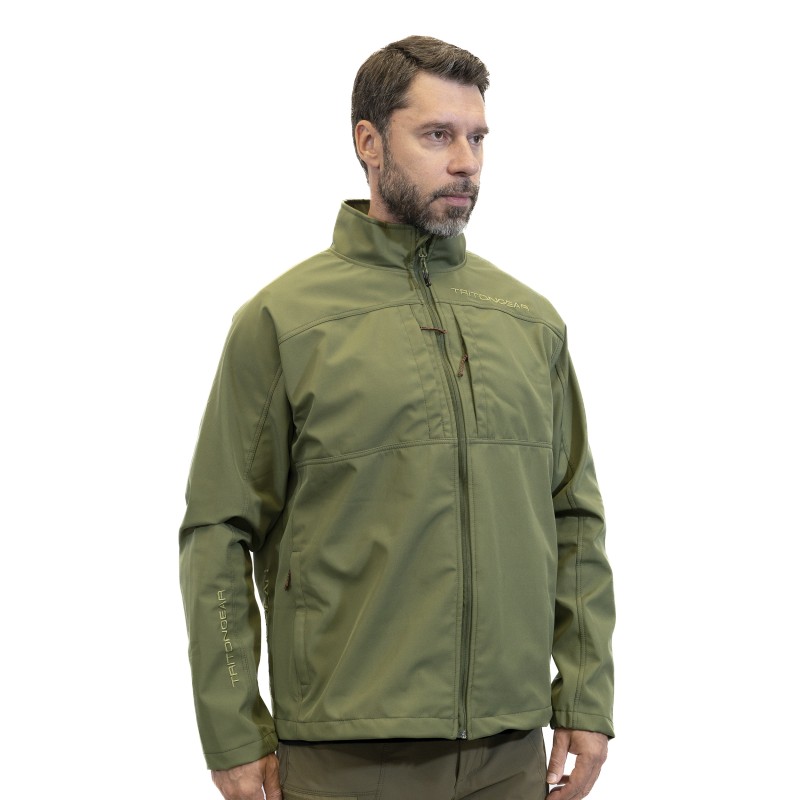 Куртка мужская Triton Gear Ridge, ткань Софтшелл, хаки, размер L