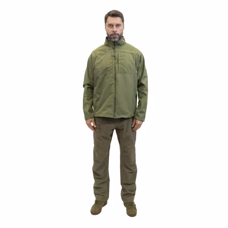 Куртка мужская Triton Gear Ridge, ткань Софтшелл, хаки, размер L