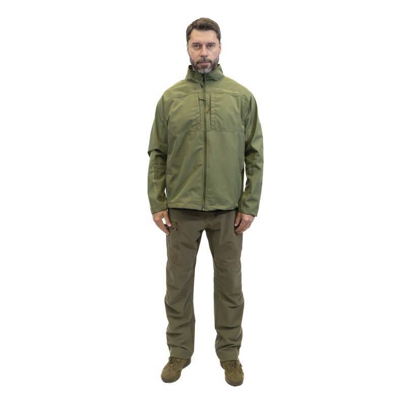 Куртка мужская Triton Gear Ridge, ткань Софтшелл, хаки, размер L