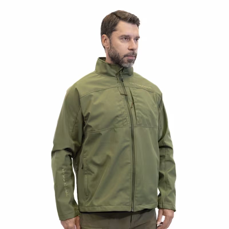 Куртка мужская Triton Gear Ridge, ткань Софтшелл, хаки, размер XXL