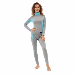 Комплект термобелья женский Dragonfly Baltic - Gray 2023, серый/бирюзовый, размер M