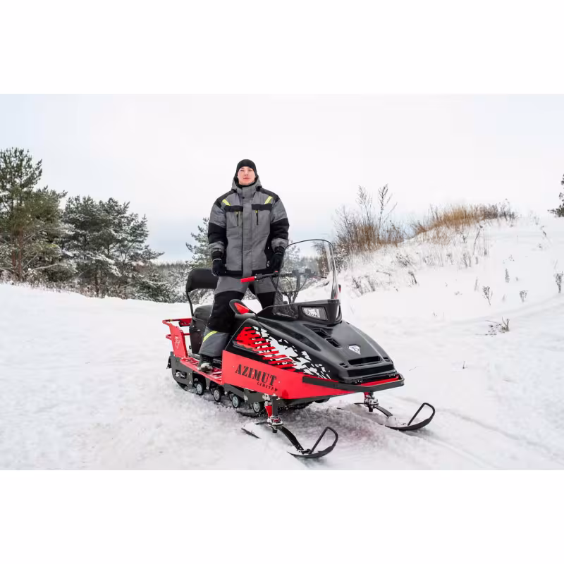 Комплект запчастей для сборки снегохода Бурлак Азимут-2 Limited, 24 л.с., красный