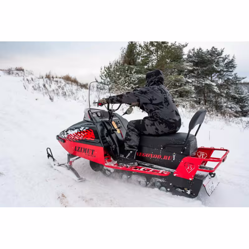 Комплект запчастей для сборки снегохода Бурлак Азимут-2 Limited, 24 л.с., красный