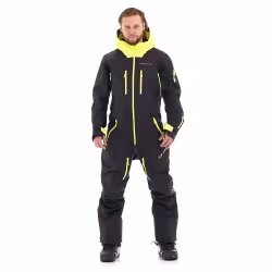 Комбинезон мужской Dragonfly SuperLight 3L Man Black-Yellow Fluo, мембрана, черный/желтый, размер M, 176 см