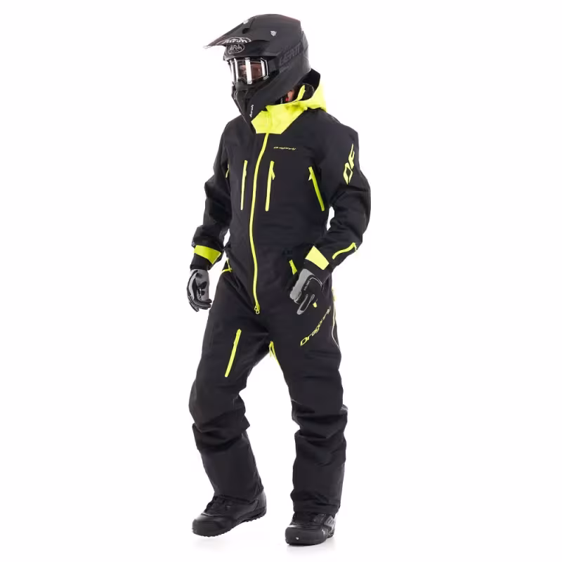 Комбинезон мужской Dragonfly SuperLight 3L Man Black-Yellow Fluo, мембрана, черный/желтый, размер M, 176 см