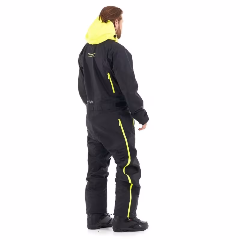 Комбинезон мужской Dragonfly SuperLight 3L Man Black-Yellow Fluo, мембрана, черный/желтый, размер L, 170-180 см