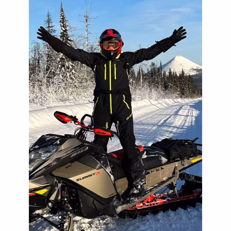 Комбинезон мужской Dragonfly SuperLight 3L Man Black-Yellow Fluo, мембрана, черный/желтый, размер XL, 188 см