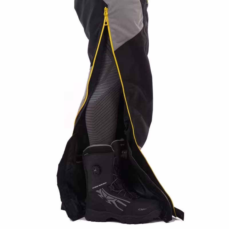 Комбинезон мужской Dragonfly Extreme 2.0 Man Black - Yellow - Grey 2024, мембрана DFTEX, черный/серый/желтый, размер XL, 170-180 см