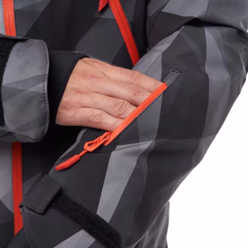 Комбинезон мужской Dragonfly Extreme Man Camo - Dark Grey, мембрана, серый/черный, размер M, 165-175 см