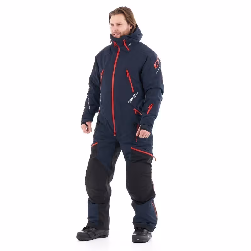 Комбинезон мужской Dragonfly Extreme Man Ink-Red, мембрана, синий/красный, размер XXL, 170-180 см