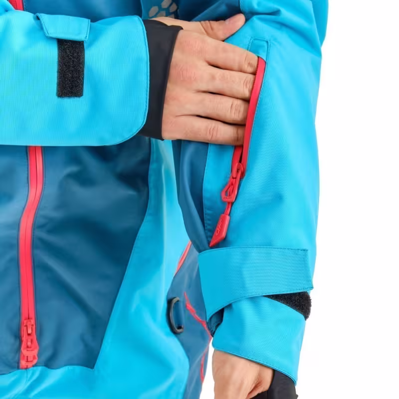 Комбинезон мужской Dragonfly Extreme 2.0 Man Dark Ocean - Baltic 2023, мембрана DFTEX, синий/голубой, размер M, 165-175 см