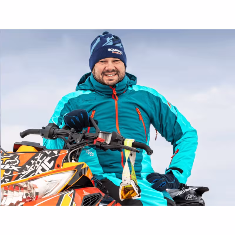 Комбинезон мужской Dragonfly Extreme 2.0 Man Dark Ocean - Baltic 2023, мембрана DFTEX, синий/голубой, размер L, 170-180 см