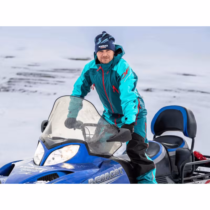 Комбинезон мужской Dragonfly Extreme 2.0 Man Dark Ocean - Baltic 2023, мембрана DFTEX, синий/голубой, размер KL, 176 см