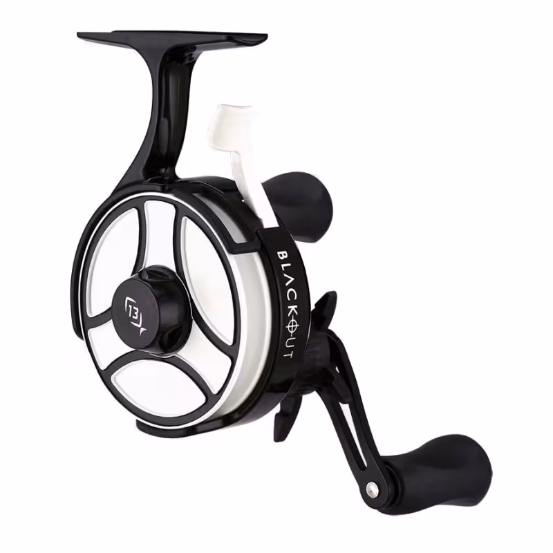 Катушка мультипликаторная 13 Fishing Black Betty Free Fall Ghost Ice Reel  (2.5:1) 