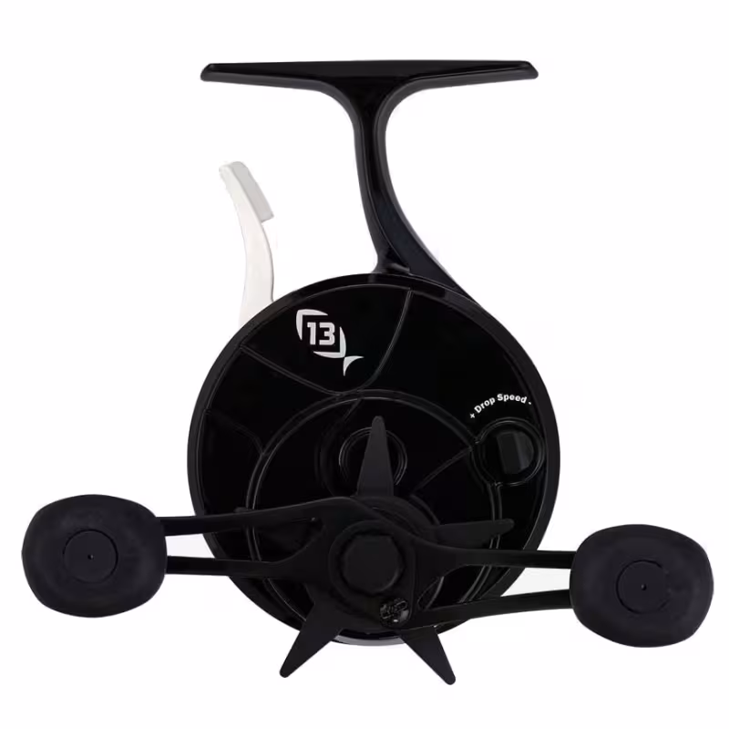 Катушка мультипликаторная 13 Fishing Black Betty Free Fall Ghost Ice Reel  (2.5:1) 