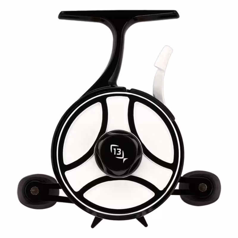 Катушка мультипликаторная 13 Fishing Black Betty Free Fall Ghost Ice Reel  (2.5:1) 
