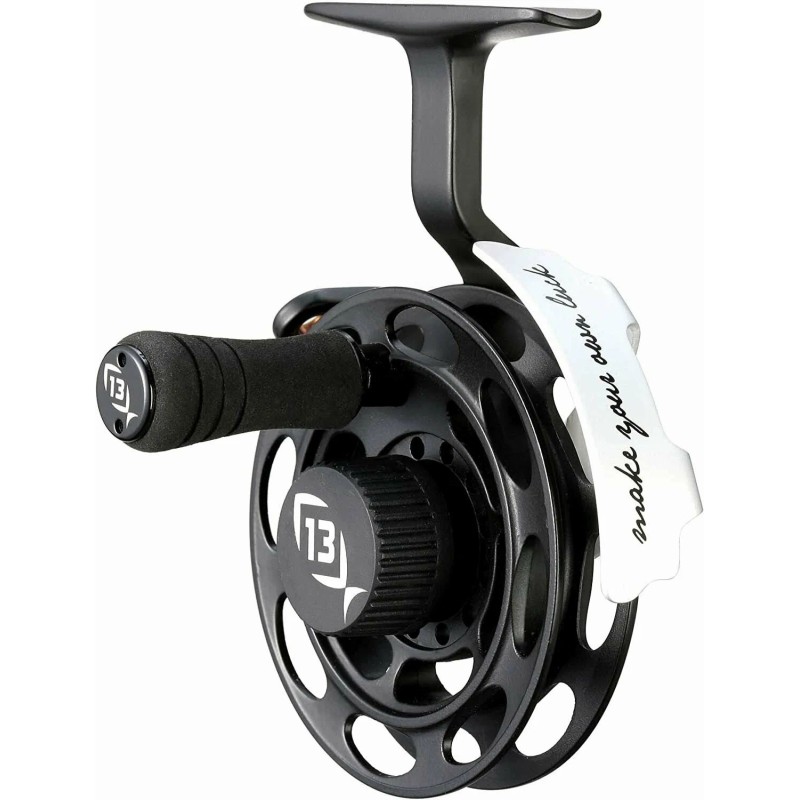 Катушка инерционная 13 Fishing Black Betty Inline Ice Reel,LH+RH  (1:1) 