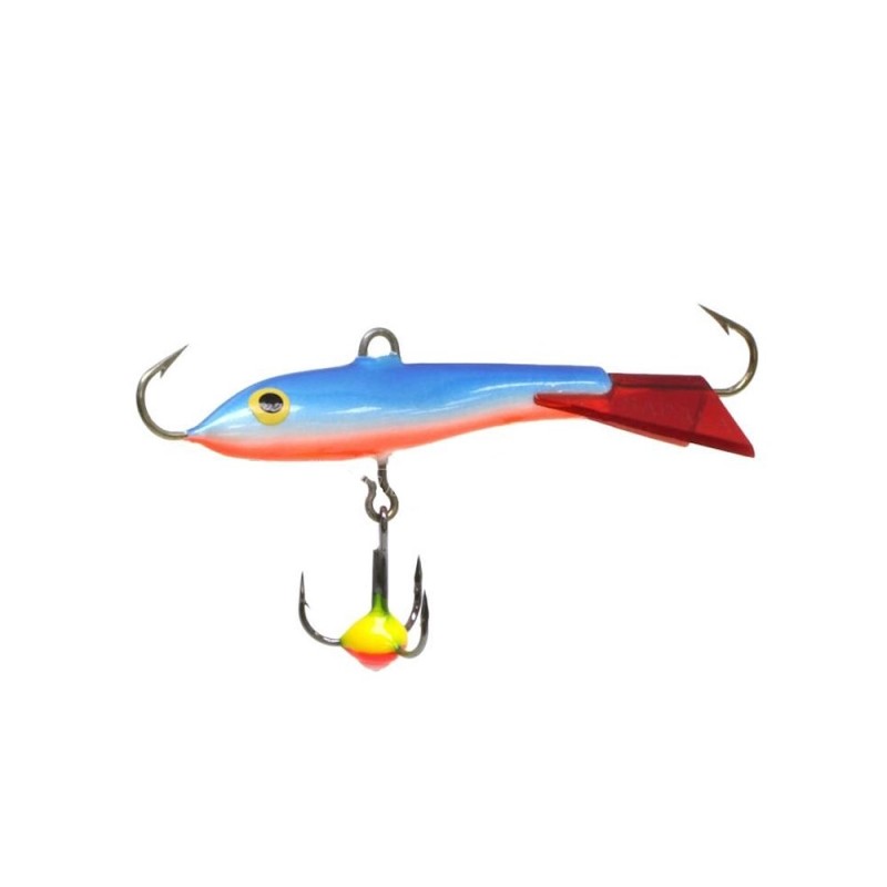 Балансир Rapala Jigging Rap Color Hook WH3 BSR, 3см, 6г