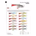 Балансир Rapala Jigging Rap Color Hook WH3 BYR, 3см, 6г