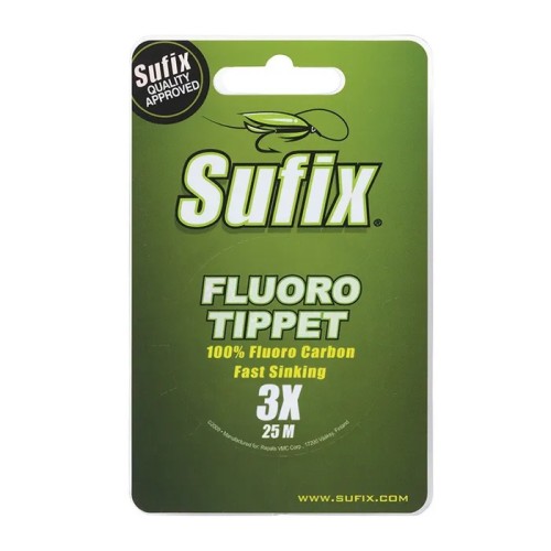 Леска флюорокарбоновая Sufix Fluoro Tippet, 25 м, 0.138 мм, 1,4 кг, прозрачная