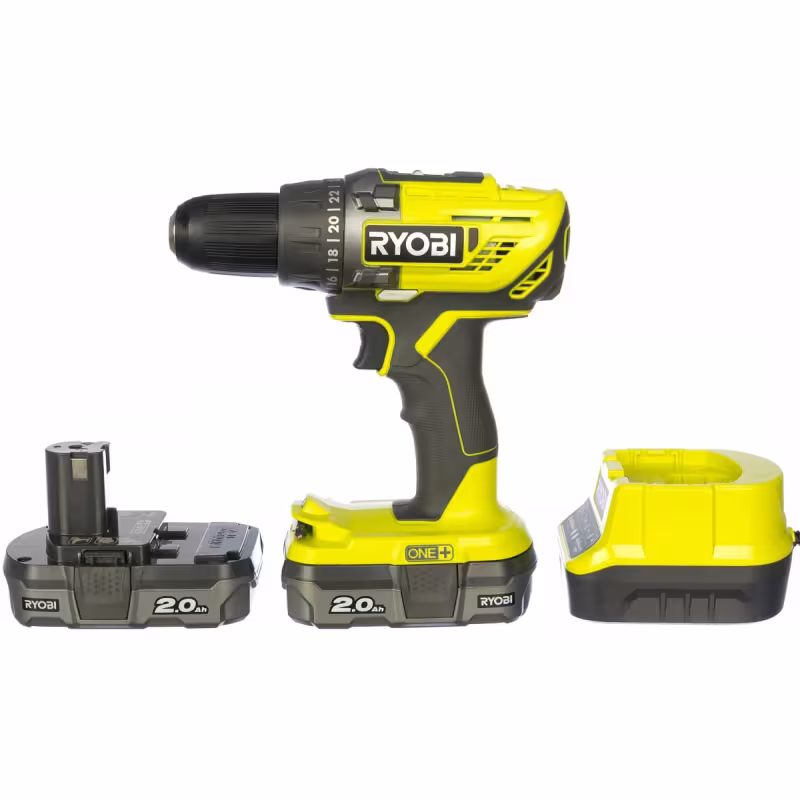 Дрель-шуруповерт аккумуляторная Ryobi ONE + R18DD3-220S
