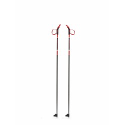 Лыжные палки Vuokatti Black/Red, стекловолокно, 100 см