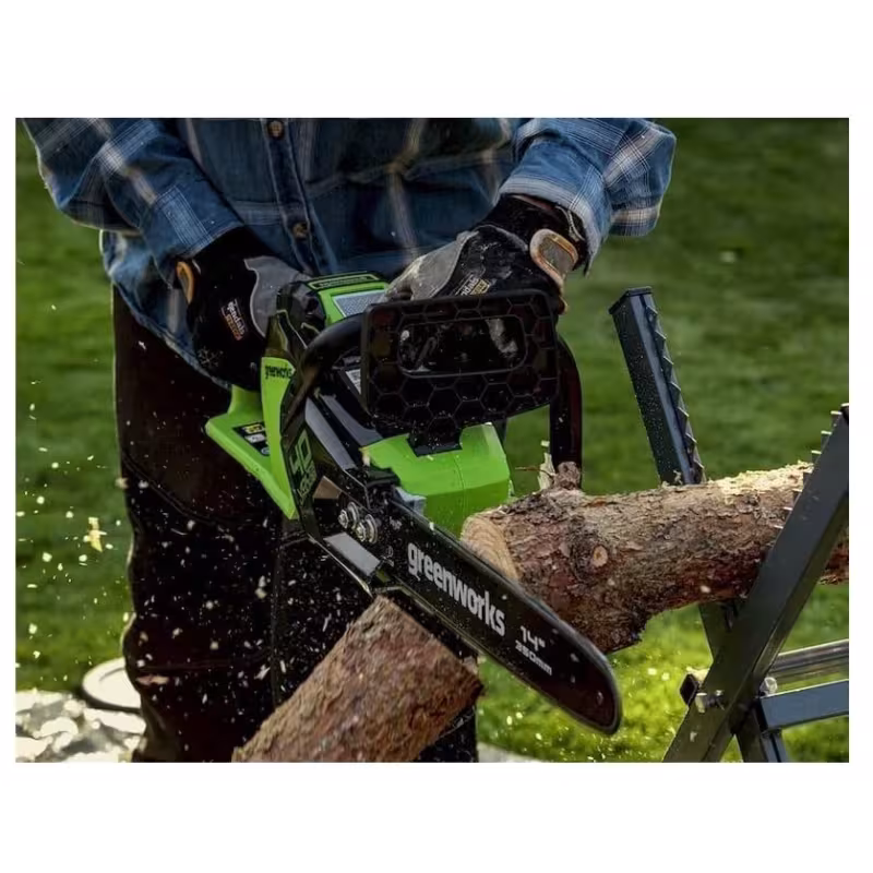 Электропила аккумуляторная Greenworks GD40CS15