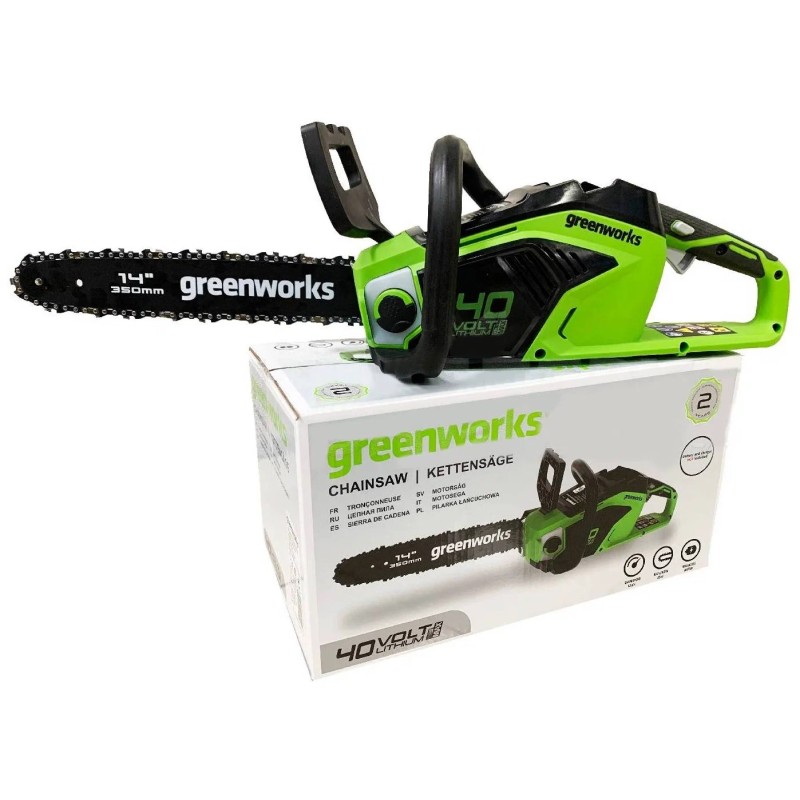 Пила аккумуляторная Greenworks GD40CS15