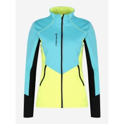 Куртка женская Fischer Softshell Warm GR8117-400, бирюзовый/желтый, размер 50