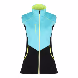 Жилет женский Fischer Softshell Warm GR8120-400, бирюзовый/черный, размер 50