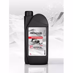 Масло моторное синтетическое для 2Т двигателей Polymerium Snowpower, 1л