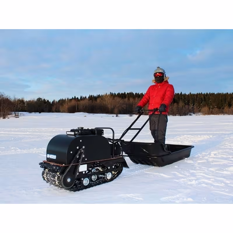 Мотобуксировщик Онего 380 Мини Front 8 л.с., катки, ручной запуск