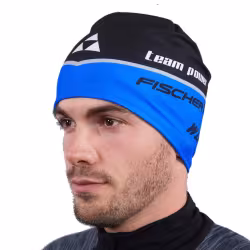 Шапка Fischer Nation, черный/синий, размер единый