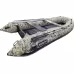Лодка надувная ПВХ HunterBoat 390 А, НДНД, пиксель зеленый