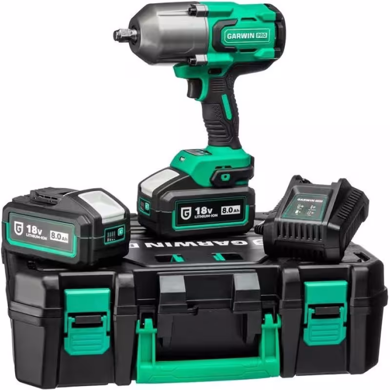 Гайковерт аккумуляторный ударный Garwin Pro PBA102-1000