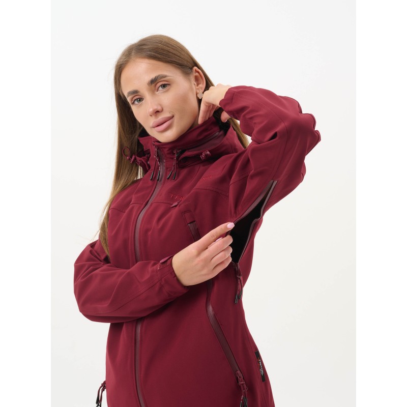 Костюм женский Trriton PRO -5, ткань SoftShell, винный, размер 44-46, 170-176 см