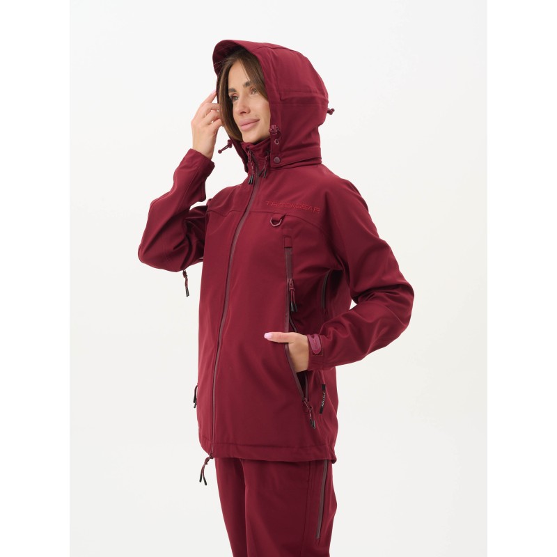 Костюм женский Trriton PRO -5, ткань SoftShell, винный, размер 44-46, 170-176 см