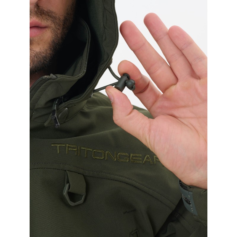 Костюм мужской Triton PRO -5, ткань SoftShell, хаки, 48-50, 170-176 см