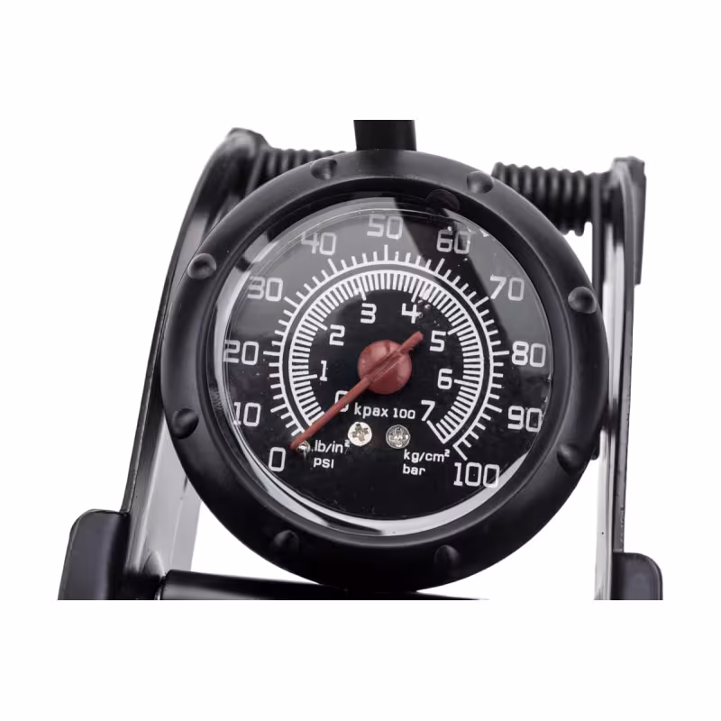 Насос автомобильный ножной с манометром Yato YT-7349