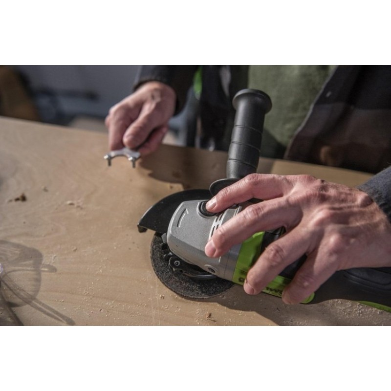 Шлифмашина угловая аккумуляторная Greenworks GD24AGK2