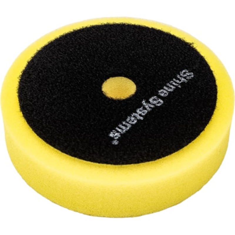 Круг полировальный Shine Systems RO Foam Pad Yellow SS551, 75 мм