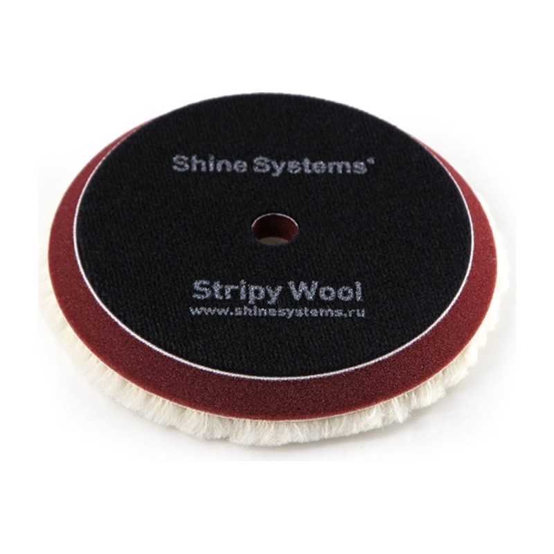 Круг полировальный Shine Systems Stripy Wool Pad SS542, 130 мм