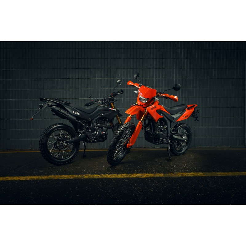 Мотоцикл эндуро Minsk Х250, оранжевый