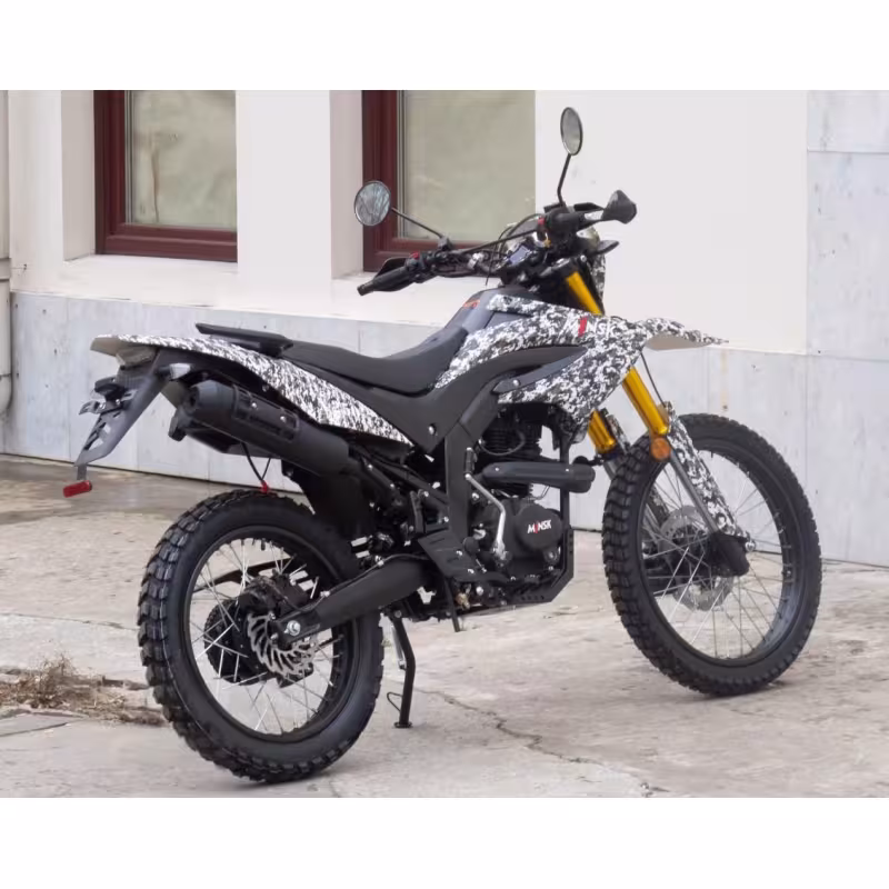 Мотоцикл эндуро Minsk Х250, белый камуфляж