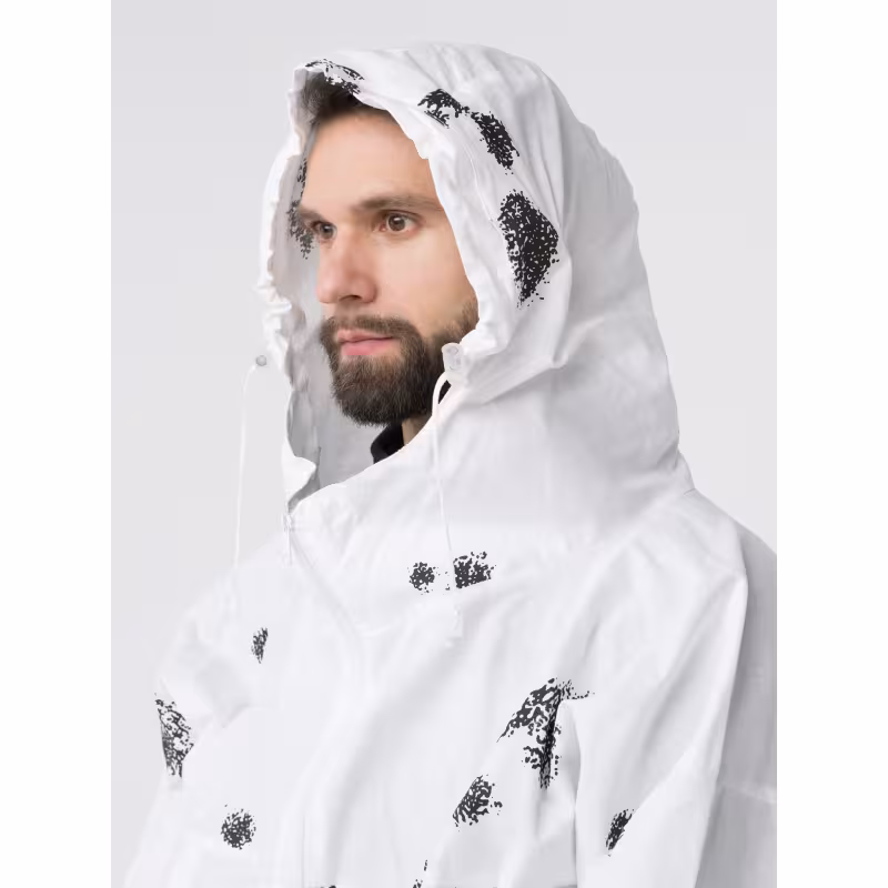 Костюм мужской зимний маскировочный Huntsman Метель, бязь, цвет Клякса, белый, размер 58-64, 182-188 см