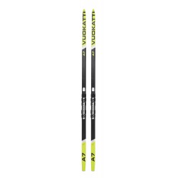 Комплект лыжный Vuokatti NNN Wax 045939 Black/Yellow (205)