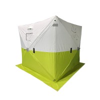 Палатка для зимней рыбалки Norfin Hot Cube-3, 3-мест.,175x175x195 см, зеленый/белый