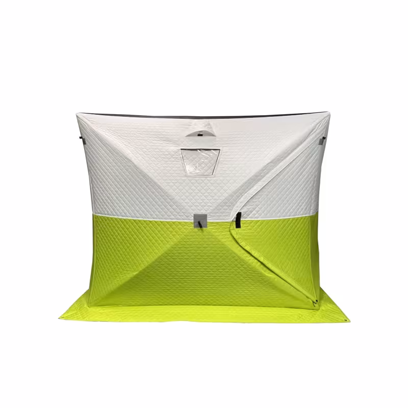 Палатка для зимней рыбалки Norfin Hot Cube-4 Thermo, 4-мест., 240x240x220 см, зеленый/белый