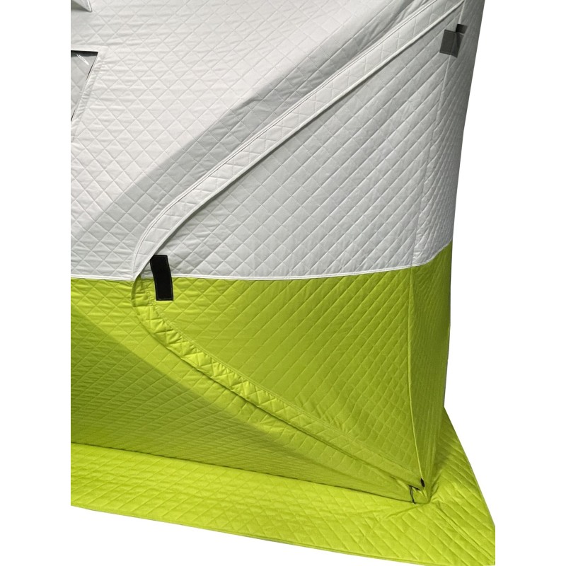 Палатка для зимней рыбалки Norfin Hot Cube-4 Thermo, 4-мест., 240x240x220 см, зеленый/белый