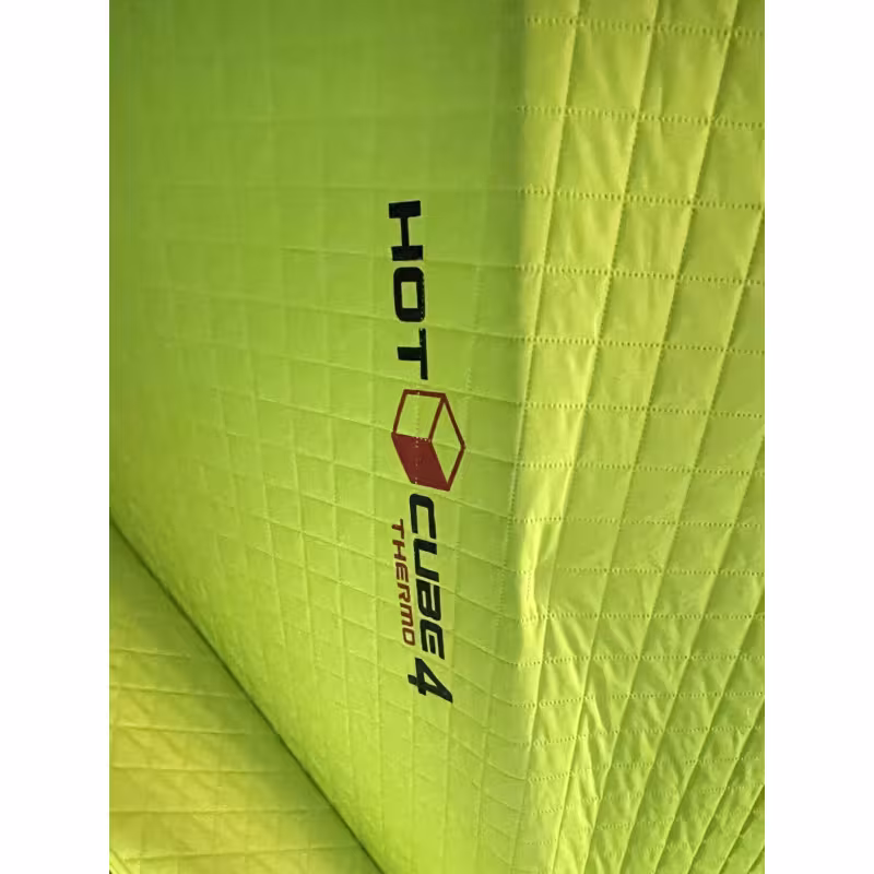 Палатка для зимней рыбалки Norfin Hot Cube-4 Thermo, 4-мест., 240x240x220 см, зеленый/белый